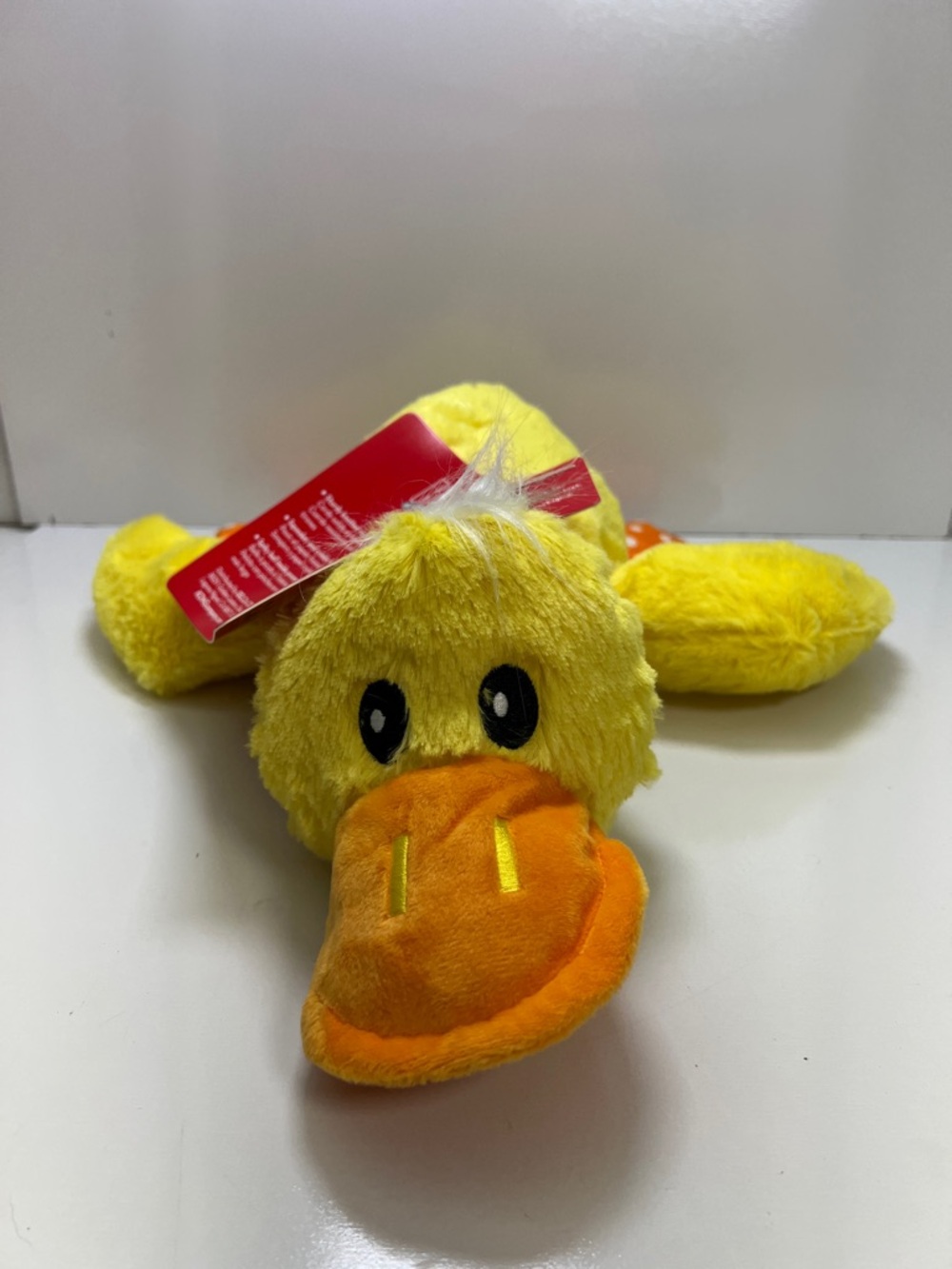 Dog toy Yellow Plush Duck Toy with Orange Beak